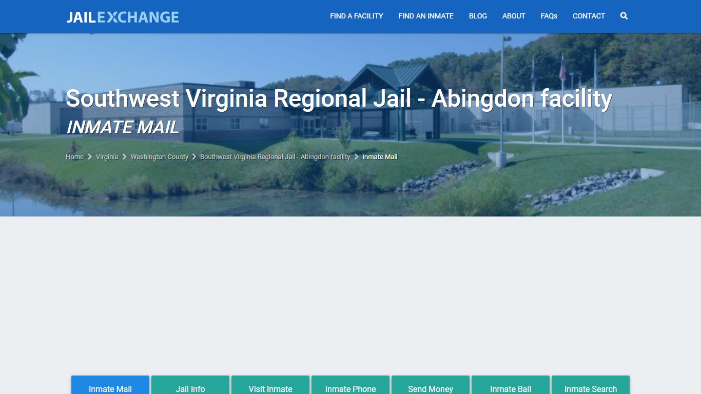 Southwest Virginia Regional Jail - Abingdon facility Inmate Mail